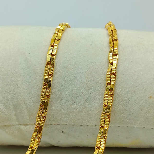 Long Sleek Double Link Chain