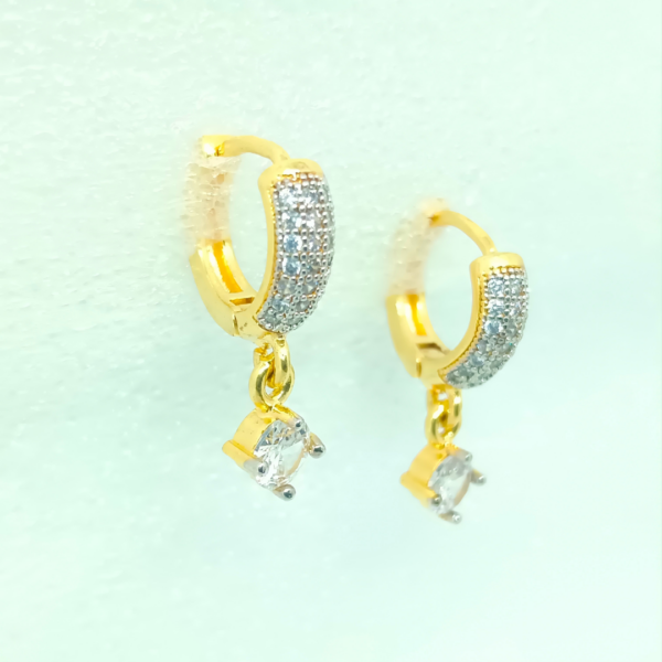 Luxurious Hoop Earrings with Multi-Row Design