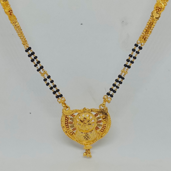 Intricate Floral Mangalsutra