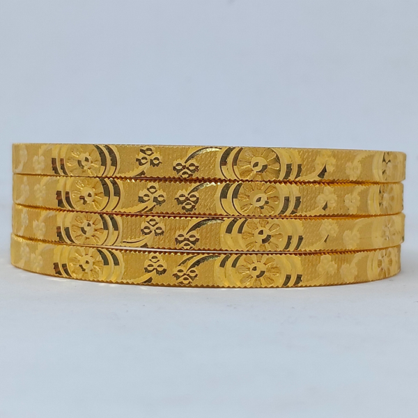 Layered Cutwork Bangle Set